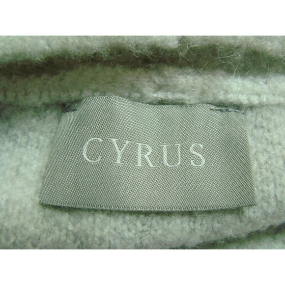 Cyrus Womens Lg Sweater Gray Plaid Open Front Long Cardigan Duster Soft Pockets - Picture 4 of 12